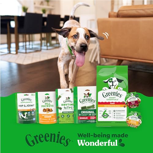 GREENIES SMART ESSENTIALS ADULT HIGH PROTEIN DRY DOG FOOD REAL CHICKEN & RICE RECIPE, 6 LB. BAG