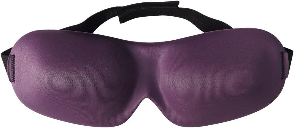 Luxury Patented Sleep Mask, Nidra® Deep Rest Eye Mask with Contoured Shape and Adjustable Head Strap, Perfect for Side Sleeper, Light Blocking, Sleep Deeply Anywhere, Anytime, Wake Up Refreshed: Health & Personal Care