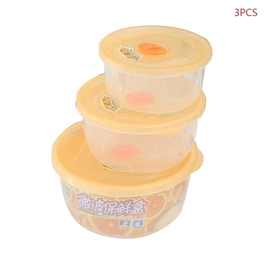 XXguang - Juego de 3 recipientes para el almuerzo, para microondas ...