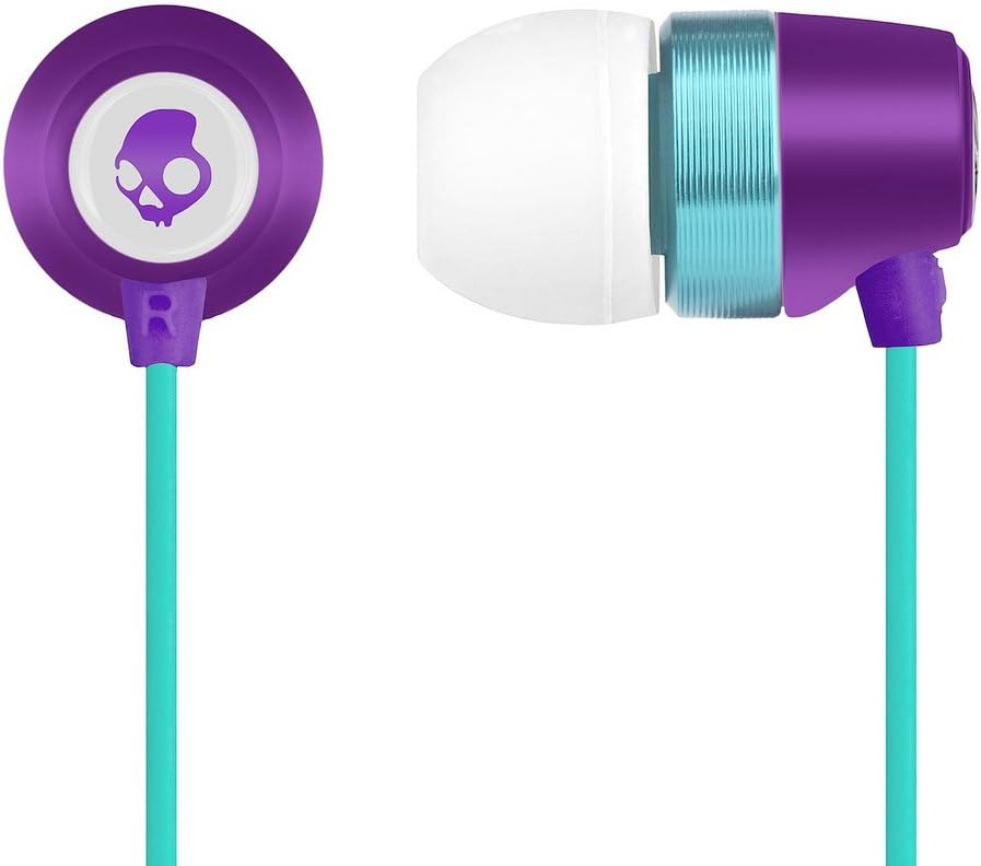 Skullcandy Riot Earbuds Purple/White/Blue Sz 11mm Electronics