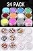 EDsports 33 Pack Slime Making Kits Supplies,Fishbowl Beads,Foam Balls,Glitter Shake Jars,Fruit Flower Candy Slices Accessories,DIY Art Craft for Homemade Slime, Wedding and Party Decoration