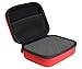 Protective Case for Kidcia, EACHINE E55, FQ777 FQ17W, Hobbylane Altitude Hold Folding Drone, RC Quadcopter Drone with FPV Camera and Live Video, DIY Foam Blocks (Red with Black Zip)
