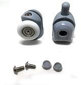 Linwnil Shower Door Rollers 8 Pcs Set 25mm Diameter Bathroom Replacement Parts view 2