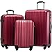 Merax Hylas 3 Piece Luggage Set Lightweight Spinner Suitcase
