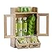 Brubaker Cosmetics 10 Pcs Beauty Gift Set Women Wooden Cabinet Aloe Vera Vanilla