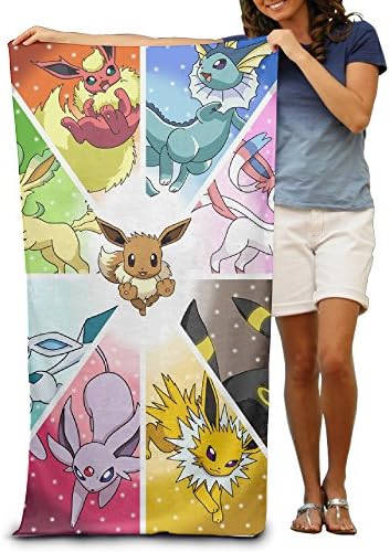 Adhra Lucky Pokemon Go Beach Towel For Adults / 31.5'' X 51.2''