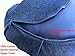 Yawped Yoga Meditation Cushion – Memory Foam Yoga Pillows for Comfort to Relieve Back Pressure with Denim Blue Zipper Cover, Large Crescentthumb 2