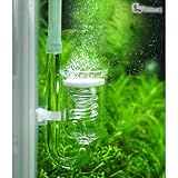 Rhinox Spio III CO2 Diffuser & Glass Reactor --- Compatible With Pressurized CO2 Tanks - Latest Technology Guarantees Optimal Diffusion of CO2 - Improves Growth & Health of Aquatic Plants