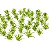 Yetaha 50pcs Green Shrubs Bush Model, Aritificial Plants, Railway Wargame Park Diorama Scenery HO 3.5cm, Architecture Model Railroad Scenery