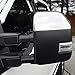 EZ Motoring Chrome Top Half Mirror Cover + 4 Door Handle Covers fit 2017-2019 Ford F250 F350 Super Duty (NOT fit F150)