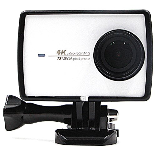 First2savvv XM2-BKK-A01 Border Frame BacPac Mount Protective Frame Expanded Edition Housing Case for XIAOMI Yi 4k action camera