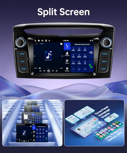 Rimoody 4G+64G Android Autoradio per Lancia Ypsilon 2012-2020 Wireless Carplay Android Auto, 7 Pollici Touchscreen Radio 2 Din con GPS Navi WiFi Bluetooth FM/RDS Radio USB/SWC Telecamera Posteriore