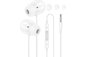 3.5mm Headphones Wired in-Ear Earbuds for Apple iPhone/iPad/iPod, Wired Earbuds with Mic Volume Control 3.5mm Jack Earphones 