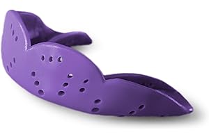 SISU Aero Medium Mouthguard, Purple Punch - 1.6mm Thin - Custom-Molded Fit - Slim Design - Remoldable Up to 20 Times - for Team Sports - Non Toxic