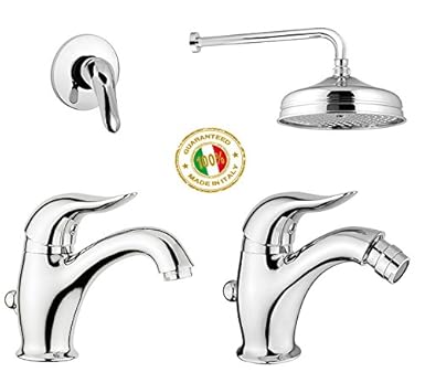 Melody - Juego de grifos mezcladores para lavabo, bidé, juego ...