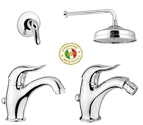 Melody - Juego de grifos mezcladores para lavabo, bidé, juego ...