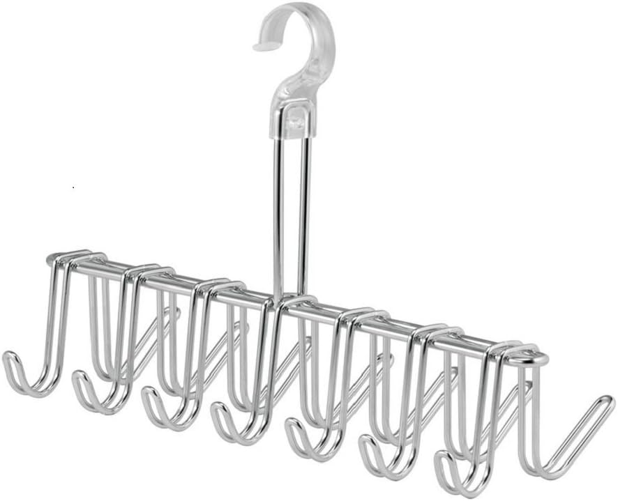 iDesign Classico Tru-Grasp Tie/Belt Rack, Chrome