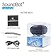 SoundBot SB510FM FM RADIO Water Resistant Bluetooth Wireless 5W Shower Speaker HandsFree Portable Speakerphone w/ Auto-Scan Tuner, 6Hrs Music Streaming, Built-in Mic, Detachable Suction Cup, Lanyard