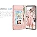 Tekcoo Galaxy S9 Plus Case, S9+ PU Leather Wallet Case, Luxury Credit Card Holder Carrying Folio Flip Cover [Detachable Hard Case] Kickstand - Rgold