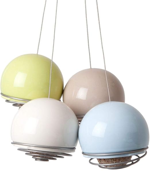 Green And Blue Bird Feeder Suet Ball Birdball Belle Feeder Modern