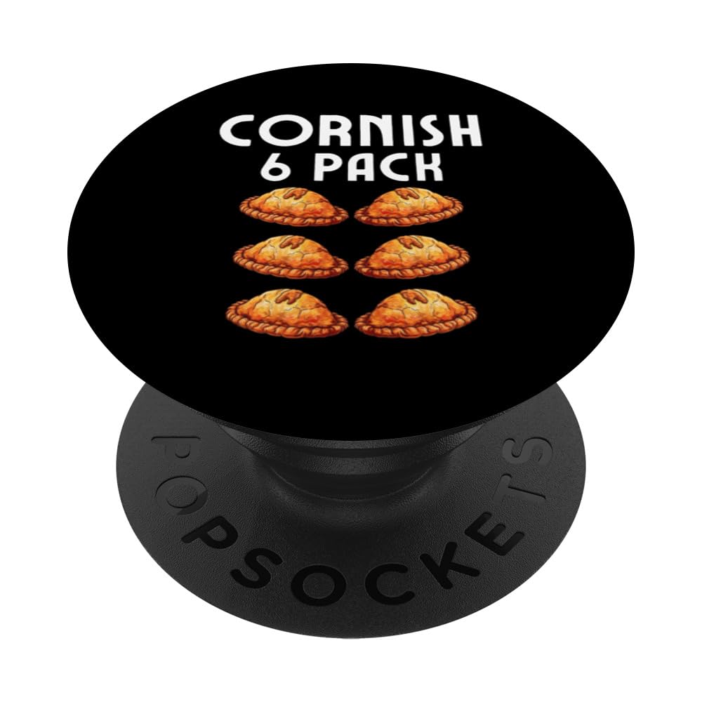 Funny Cornish Pasty Pun / Cornwall Souvenir / Cornish Pasty PopSockets Swappable PopGrip