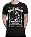 BoJack Horseman Whiskey T-Shirt, Cartoon Tee, (XL - Male) Black