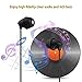 DARK WOLF Sleep Earphone Noise Isolation earplugs for Insomnia, in-Ear soundproof Earplug Soft Earbuds with Mic,3.5mm Jack,Gift Earphone Bag (Black)