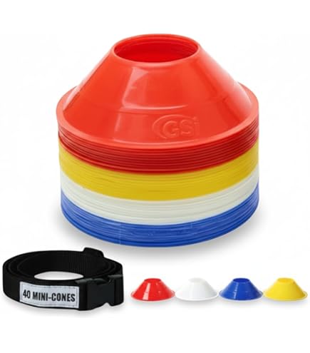 Training Cones ShinyRelief 20 Pieces Jumbo Disc Cones Jumbo Soccer Cones Giant Agility Cones Large I 1178194