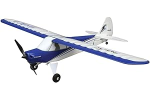 HobbyZone Sport Cub S 2 RC Airplane BNF Basic with Safe (Transmitter, Battery and Charger Not Included), HBZ44500, Blue & White
