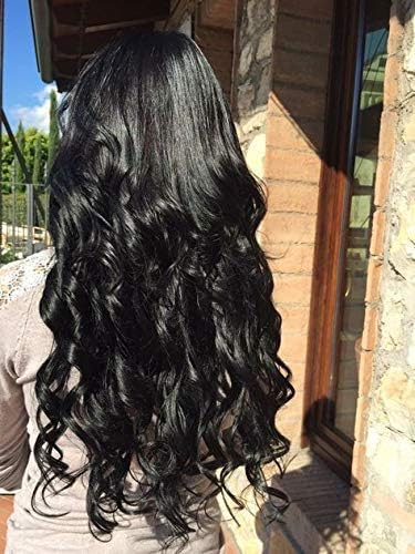 【Expedited Shipment】Moresoo Hair Piece for Thinning Hair Women 8 Inch Jet Black #1 Clip on Hair Piece 1.5 x 5 inch Crown Topper Hair Extensions Mono Top Hair Topper Top Hairpiece for Women Real Hair