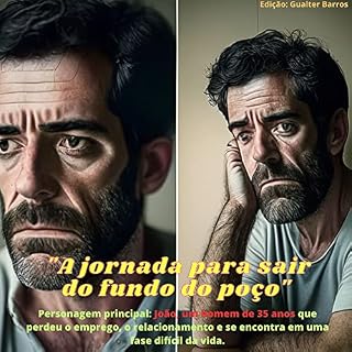 Livro "A jornada para sair do fundo do poço": João, um homem de 35 anos que perdeu o emprego, o relacionamento e se encontra em uma fase difícil da vida.