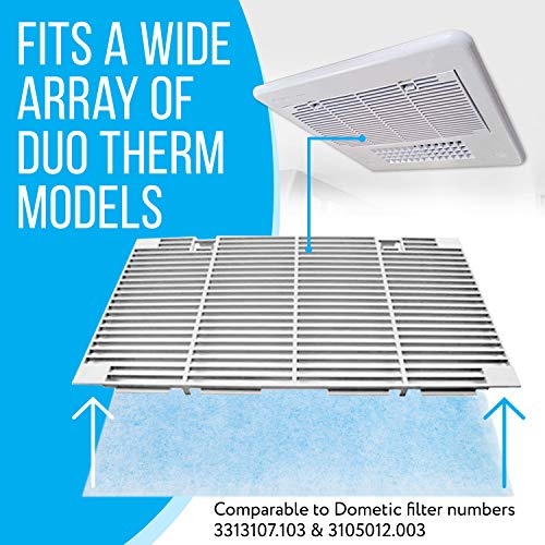 [2Pack] Mission Automotive MERV 6 Rated RV AC Filter replacement for