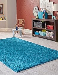 Unique Loom Solid Shag Collection Area Rug