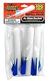 Stomp Rocket Jr. Glow Rocket Refill Pack, 3 Rockets - Outdoor Rocket Toy Gift for Boys and Girls- Ages 3 Years and Up