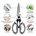 Heavy Duty Kitchen Shears, Ultra Sharp Stainless Steel Multi-Purpose Kitchen Scissors with Cover for Chicken, Fish, Poultry, Vegetables and BBQ