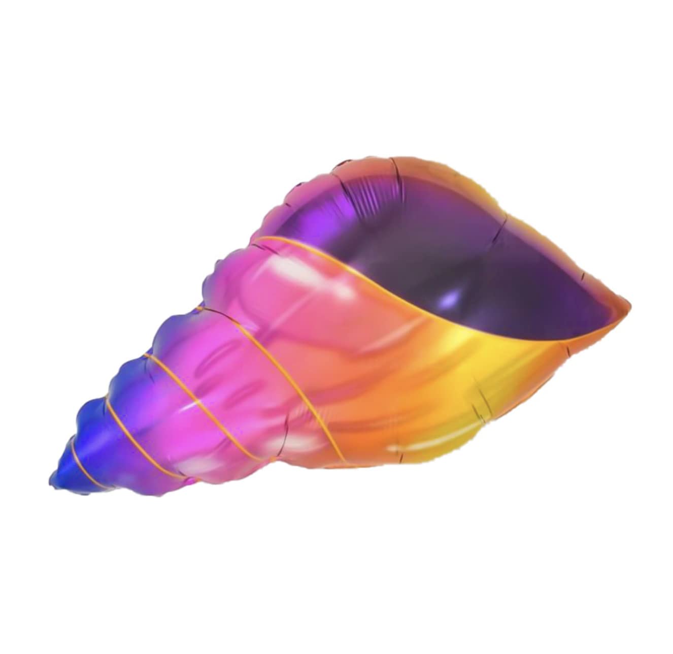 Cone Shell Foil Balloon, 65cm (2 pack)