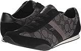 Coach Womens Kelson Signature Sneaker,Black Smoke Black,9 M US