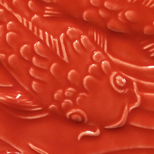 AMACO LG-59 Lead Free Liquid Gloss Glaze, Hot Red, Pint