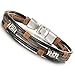 Jstyle Jewelry Men Leather Bracelets Cool Rope Bracelet for Boys