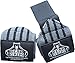 Bear Grips Gray Series, White Series Wrist-Wraps, Extra-Strength Wrist Support, Wrist Brace for Workouts (Gray, White & Black, Sizes: 12