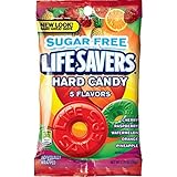 Life Savers 5 Flavors Sugarfree Hard Candy Bag, 2.75 ounce (12 Packs)