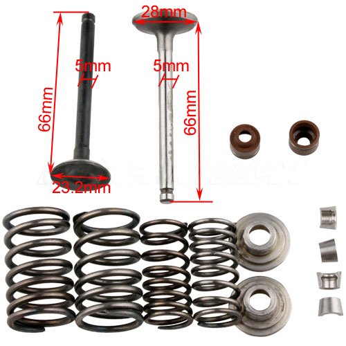 Valve Assembly for GY6 150cc Mopeds Scooters ATVs Go Karts 150cc Quad 4 Wheeler