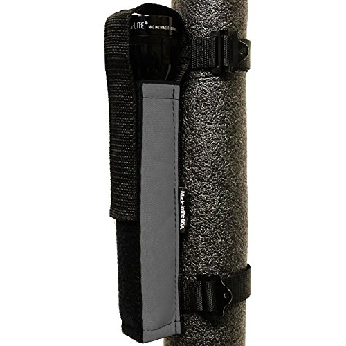 Bartact - Universal Roll Bar D-Cell Mag Flashlight Holder - Graphite