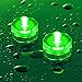 SOKATON Submersible Tea Light Battery Operated Waterproof LED Tealights Underwater Vase Light for Christmas Xmas Holloween Party Wedding Decoration - Pack of 24 - Green