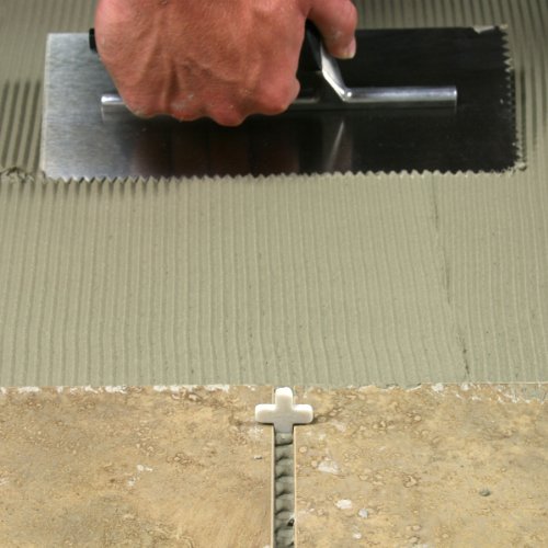 Futura 49116 M-D Building Premium Tile Installation Trowel, 4-1/2 in W X 12 in L Steel Blade Thermoplastic Rubber Handle