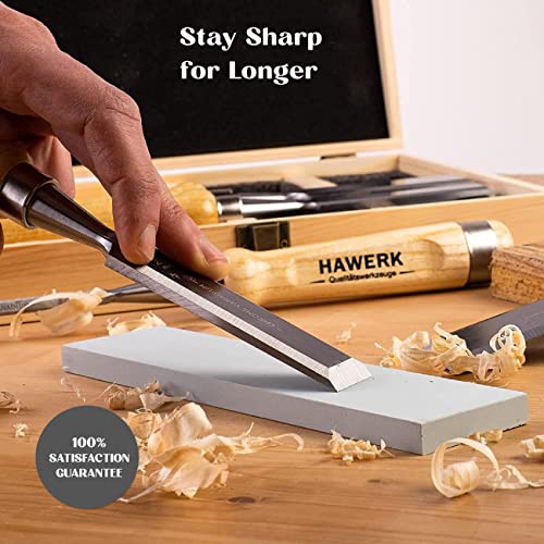 HAWERK Wood Chisel Sets Wood Carving Chisels with Premium Wooden Case