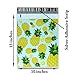 100 Pack of Mighty Gadget (R) Hand Painted Pineapples Designer Poly Mailers by Morgan Lui - 10x13 inch Shipping Envelopes with 2.35 mil Thickness