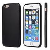 iPhone 6 Case, iPhone 6s Case, Black Durable Shock Absorbing Rubber Cover with Excellent Grip fits 4.7 inch iPhone - Tough & Protective and Light & Slim | totallee The Doberman (Matte Black)