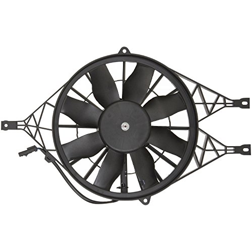 Right; 200W; 295 mm URO Parts 1KM959455E Auxiliary Cooling Fan Assembly