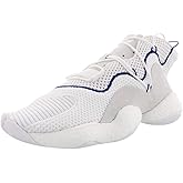 adidas Men's Crazy Byw High Top Sneakers, White/White, 10.5